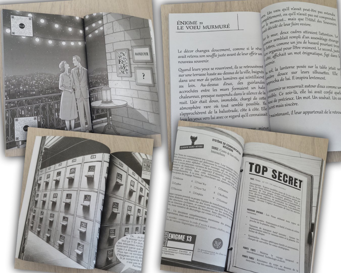 Intérieur du livre Escape Game